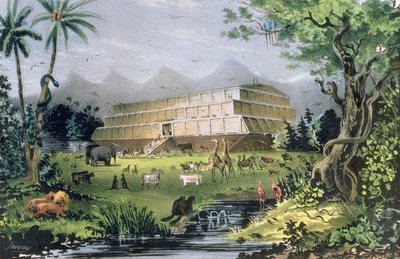 El Arca de Noé, pub. por Currier e Ives, Nueva York de Napoleon Sarony